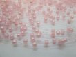 (image for) 60Strands Pink Beaded Garland for Wedding Craft Dia.3mm