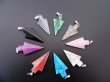 50Pcs Charms Gemstone Arrow pendants Assorted Style (image for) 50Pcs Charms Gemstone Arrow pendants Assorted Style