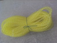 5Pack Yellow Plastic Tube String For Necklace