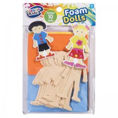 6Sets 10Pcs Foam Dolls Set Kids DIY Toy