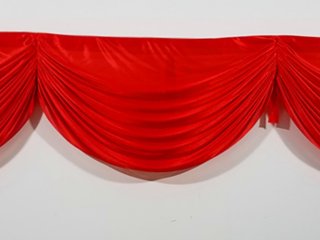 1Pc Hot Red 3M Swag Drape Stage Wedding Background