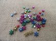 (image for) 100gram Metalic Plastic Windmill Star Beads for Craft Jewelry Ma
