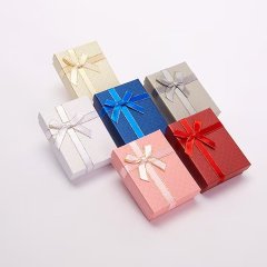 (image for) 12Pcs Bow-knot Gift Case for Necklace & Ring & Earring 7x9cm Jewelry Gift Box