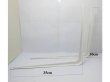 (image for) 24 White Metal Shelf Bracket 350x300mm Corner Brackets