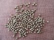 250Gram (Approx 2500Pcs) Golden Color Round Faceted Loose Beads