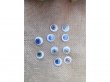 12Packs x 10Pcs Joggle Eyes/Movable Eyes for Crafts 15mm Dia Mix