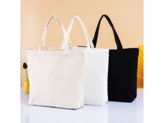 (image for) 3Pcs New Plain DIY Hemp & Cloth Canvas Tote Bag Reusable Bag Mix