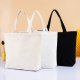 3Pcs New Plain DIY Hemp & Cloth Canvas Tote Bag Reusable Bag Mix