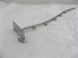 (image for) 20 Pcs Metal Slatwall Waterfall Arm Hooks 7-Ball Stop 28cm long