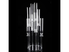 (image for) 1Pc 9-Heads Tall Crystal Candle Holder Candelabra Centerpiece 94cm High