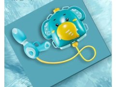(image for) 1Pc Elephant Design Backpack Water Gun Outdoor Summer Toy