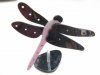 1Pc Black Dragonfly Earring Display Stand Holds 9prs