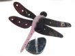 1Pc Black Dragonfly Earring Display Stand Holds 9prs (image for) 1Pc Black Dragonfly Earring Display Stand Holds 9prs