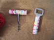 (image for) 3Set Colorful Handle Cork Screw Wine Bottle Opener