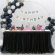 1Pc Gauze Tutu Skirt Table Cover Rectangular Protector Cover Black 4.23m/14FT Long (image for) 1Pc Gauze Tutu Skirt Table Cover Rectangular Protector Cover Black 4.23m/14FT Long