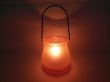 10Pcs Pink Frosted Hanging Glass Tea Light Holder Wedding Favor (image for) 10Pcs Pink Frosted Hanging Glass Tea Light Holder Wedding Favor