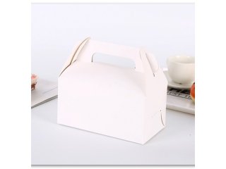 50Pcs White Gable Gift Boxes/Wedding Shower Gift Boxes