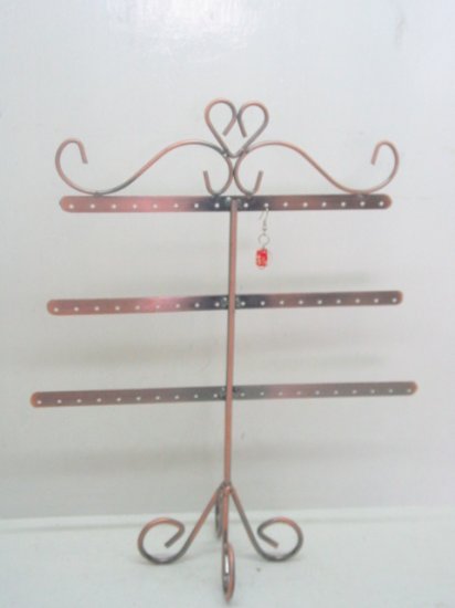 1Pc Copper Chandelier Earring Display Rack Holder Stands - Click Image to Close