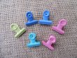 (image for) 24Pkts X 6Pcs Bulldog Binder Clips Hinge Paper Clips Clamps Mixe