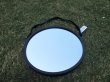 (image for) 1X Round MDF Wall Mount Bathroom Shaving Makeup Cosmetic Mirror