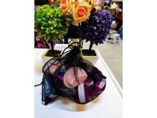 12Pcs Mesh Stuff Sack Durable Nylon Drawstring Bag