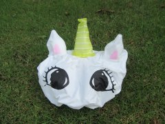 (image for) 18Pcs HQ Funny Shower Cap Waterproof Elastic Bath Hat Cleaning H