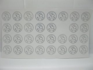 500X Silver Heart Envelope Sticker Seals for Wedding Invitations