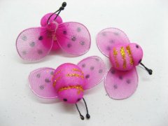 (image for) 100 Rosy Fairy Bee Jewellery Charms Pendants