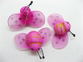 100 Rosy Fairy Bee Jewellery Charms Pendants (image for) 100 Rosy Fairy Bee Jewellery Charms Pendants