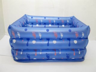 10X Blue Inflatable Basket Toy For Kid