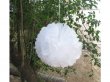 10 White Tissue Paper Pom Poms Wedding Party Decoration 20cm Dia