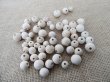 (image for) 250Grams Natural Round Wooden Loose Beads Assorted 10-14mm Dia.