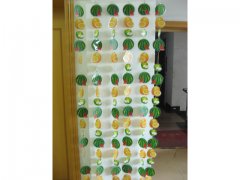 1X Fruit Cartoon Curtain with Curtain Rod 1X Fruit Cartoon Curtain with Curtain Rod