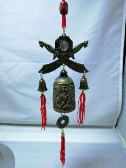 4Pcs Chinese Feng Shui Hanging Bell - Click Image to Close