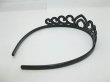 (image for) 1Piece New Black Tiara Design Hairbands Hair Clips