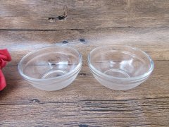 (image for) 10x4Pcs (40Pcs) Transparent Clear Glass Salad Bowl Cold Dish Mix