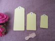 (image for) 6Packs x 15Pcs Blank Yellow Paper Price Tags Gift Wrap Tags