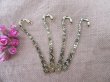 10Pcs Golden Color Butterfly Flower Carved Hook Metal Bookmarks