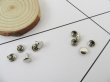 (image for) 500Set 7mm Flat Round Double Rivets Cap Studs Spots Punk
