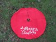 1Pc Red Felt Tree Skirt Foot Cover Skirt Tree Christmas Decor