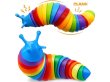 (image for) 5Pc Funny Flexible Stress Relief Slug Sensory Fidget Toys