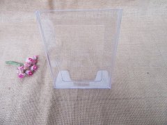 (image for) 5Pcs Clear L-shape Desk Price/Menu Card Display Holder