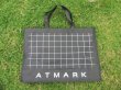 5Pcs Black Reusable Shopping Bag Shopper Grocery Storage 43x32x1