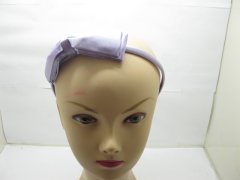 (image for) 1Pc New Light Purple Hair Band with Attached Bowknot
