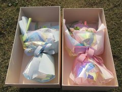 (image for) 1Pc Romantic Artificial Bouquet Valentine's Day Gift w/Box