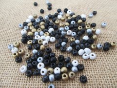 250G Round Wooden Spacer Beads DIY Jewellery Crafts 6mm Mixed Co 250G Round Wooden Spacer Beads DIY Jewellery Crafts 6mm Mixed Co
