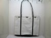 10Pcs White Canvas Shoulder Bags w/Inside Zip Lock 10Pcs White Canvas Shoulder Bags w/Inside Zip Lock