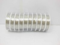 10 Rolls X 12Meters Copper Line Tiger Tail Wire 0.4mm Silvery