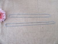 24Strings Unisex Finished Wheat Chain DIY Jewelry Necklace Chain
