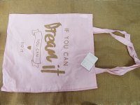 6Pcs Hemp Handbag Shopping Tote Bag Reusable Shoulder Bag
